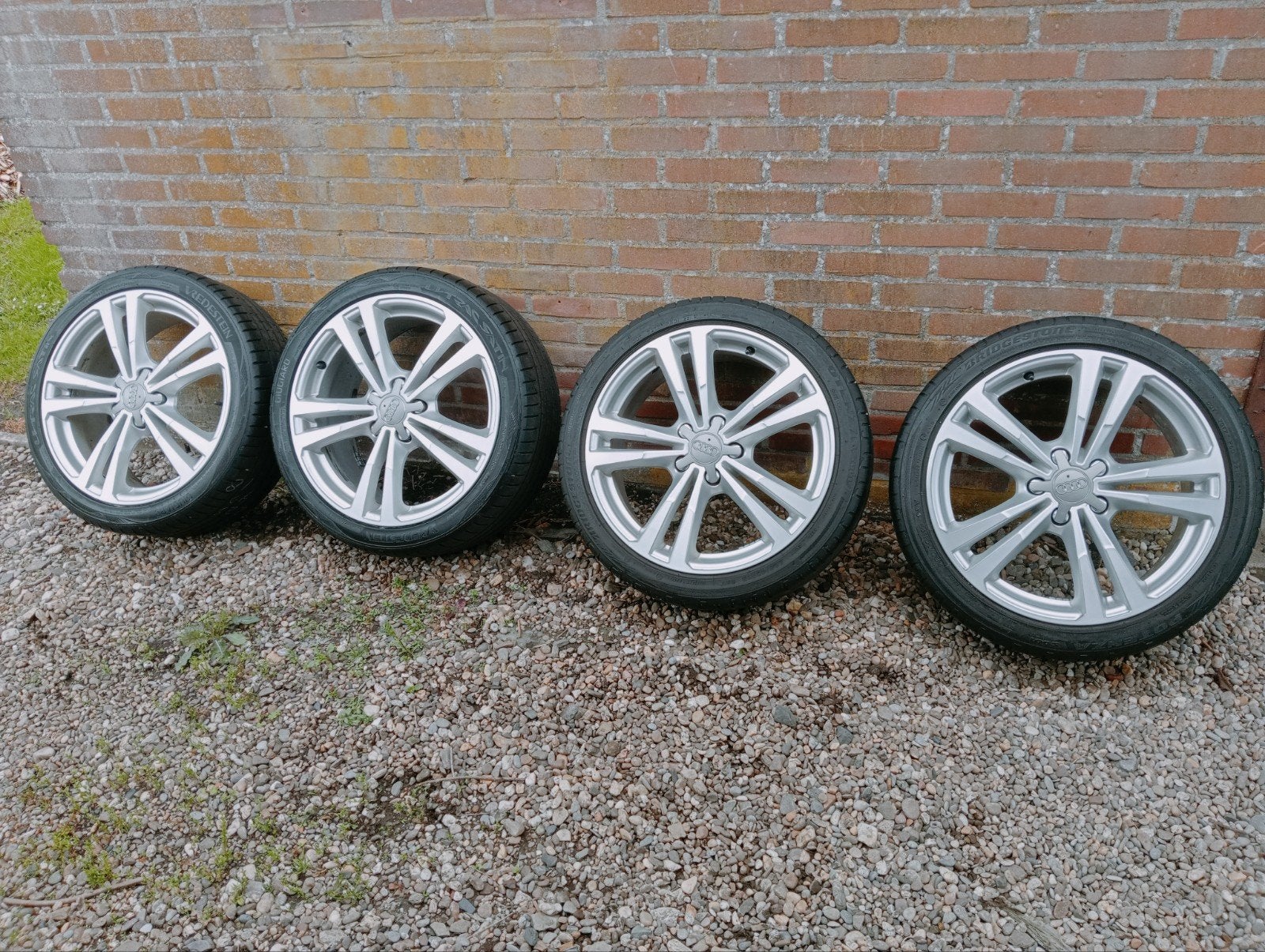 ZGAN!, Originele 18 inch S-Line velgenset Audi A3 8V, Ophalen, 18 inch, Banden en Velgen, Personenwagen