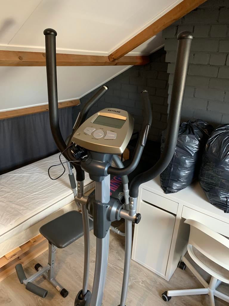 Fitness apparaten (cross, roei en buikspiertrainer), Sport en Fitness, Ophalen, Zo goed als nieuw, Crosstrainer