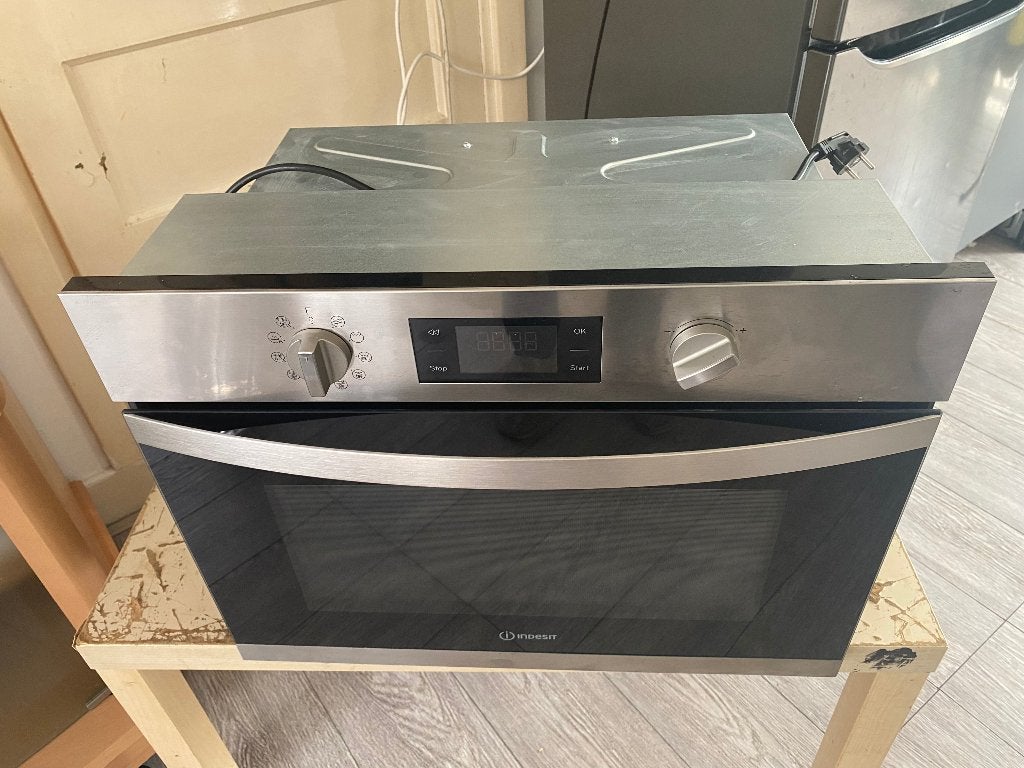 indesit inbouw oven / magnetron met hete lucht ........, Ophalen, Zo goed als nieuw, Hete lucht, Inbouw