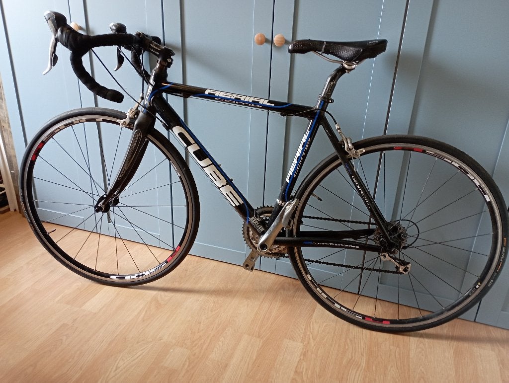 Racefiets Cube Aerial, framemaat 52, 28 inch, Gebruikt, Velgrem, Aluminium