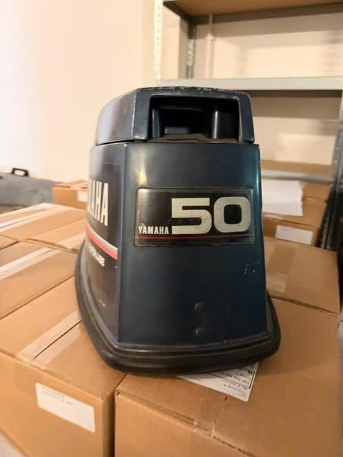 Yamaha Autolube buitenboordmotor motorkap / kap 50 PK, Ophalen of Verzenden, Gebruikt, Motor en Techniek