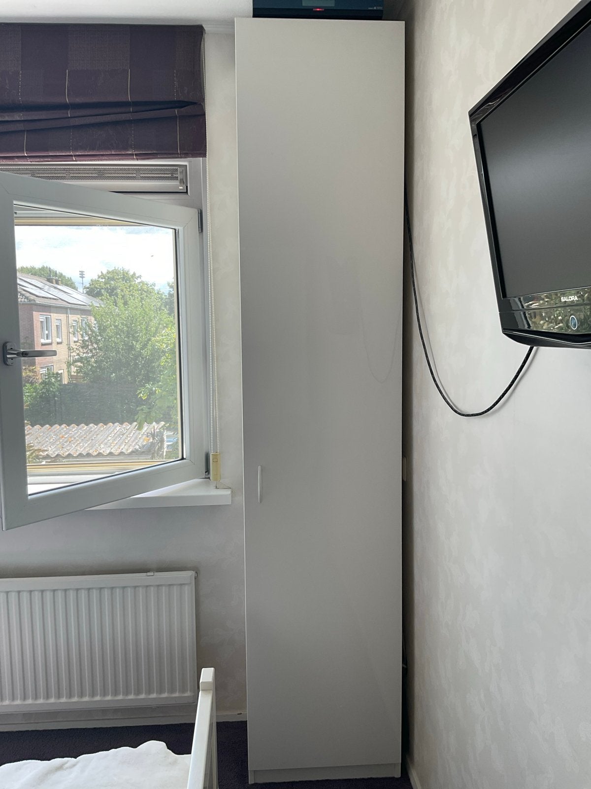 IKEA Pax Kast - Hoogglans Wit - 235x50x38cm, Huis en Inrichting, Kasten | Kledingkasten, Ophalen, Minder dan 50 cm, Gebruikt, 200 cm of meer
