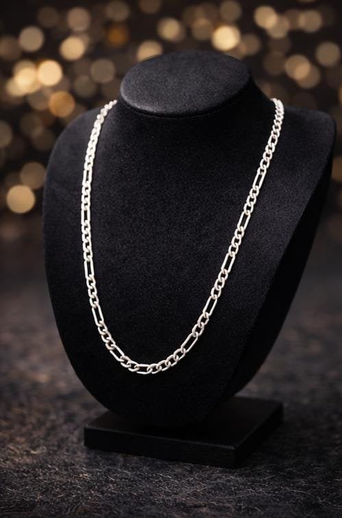 Zilveren Figaro Ketting, Ophalen of Verzenden, Nieuw, Zilver