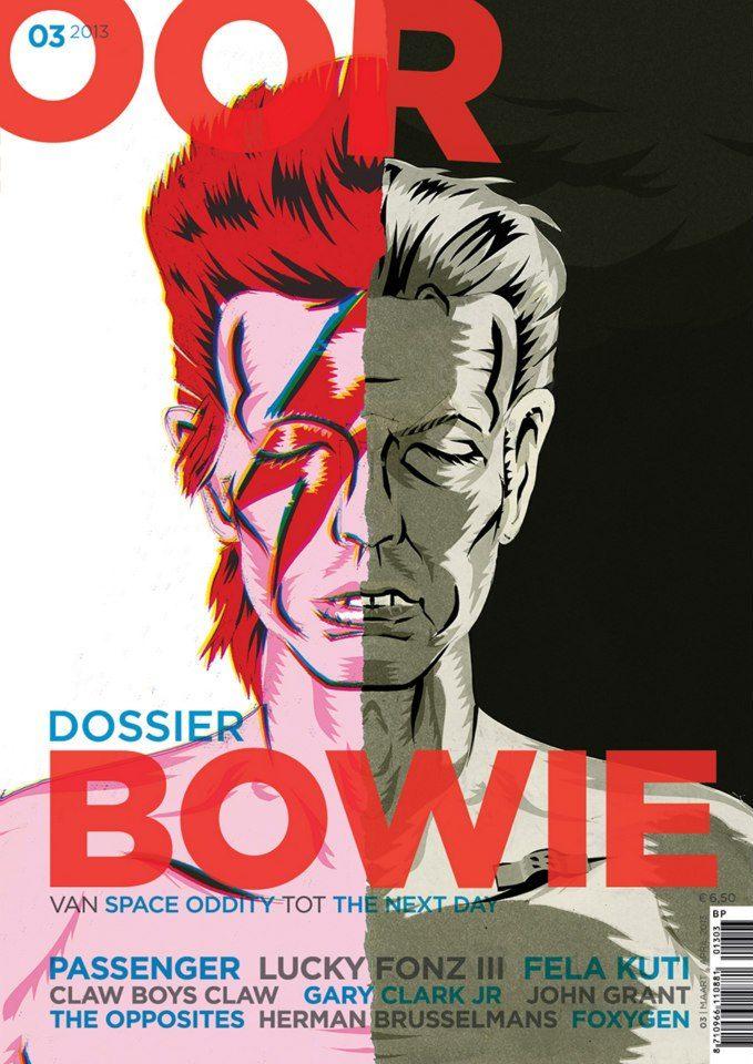 MUZIEKTIJDSCHRIFT OOR DAVID BOWIE SPECIAL fela kuti passenge, Verzenden, Zo goed als nieuw, Muziek, Film of Tv