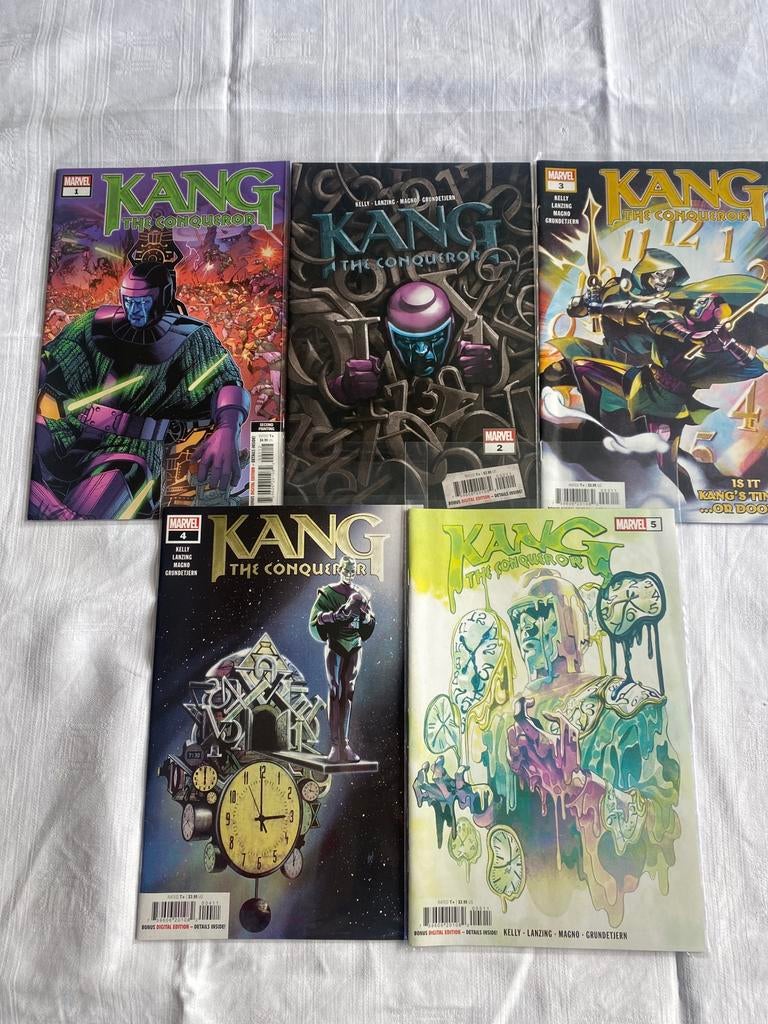 Kang the Conqueror #1-5 Conplete Mini-serie Marvel Comics, Boeken, Strips | Comics, Complete serie of reeks, Ophalen of Verzenden