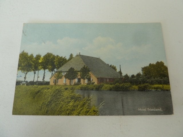 Friesland 1960 Boerderij, Ophalen of Verzenden, 1960 tot 1980, Gelopen, Friesland