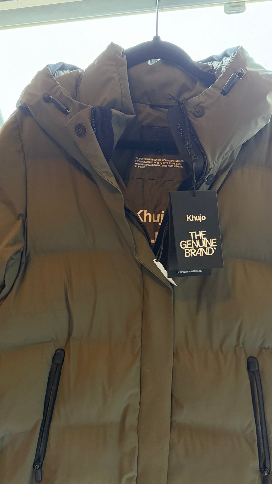 Nieuwe Khujo winterjas maat M - Superleuk en warm!, Ophalen of Verzenden, Nieuw, Maat 38/40 (M), Groen
