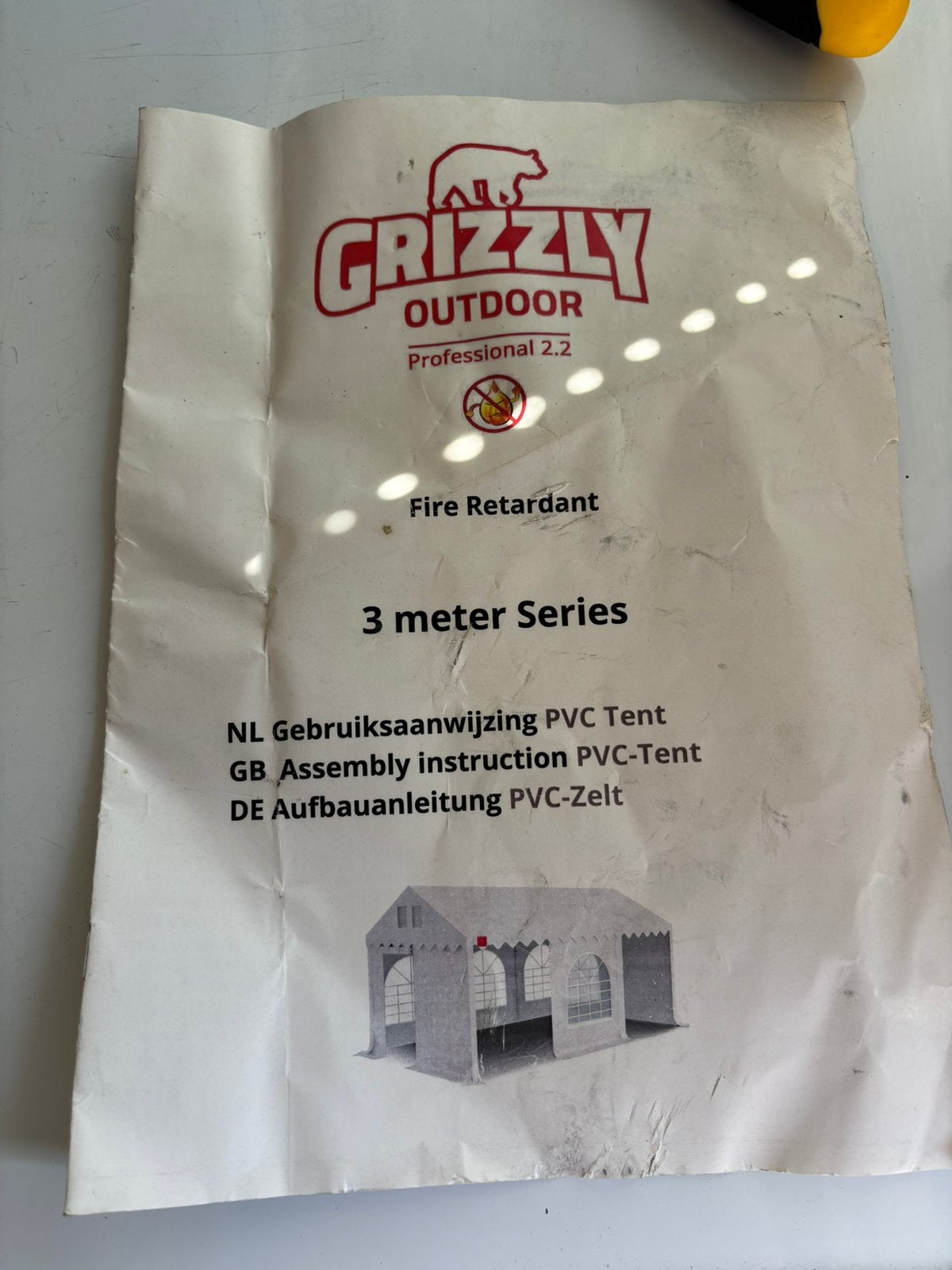 Tent crizzly, Ophalen, Gebruikt, 5 tot 8 meter