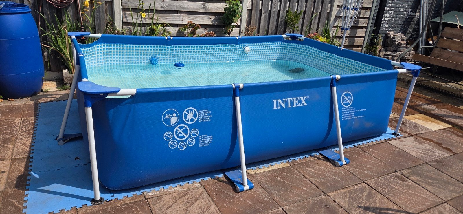Intex Opzetzwembad 3x2x0.75m met filterpomp, Tuin en Terras, Zwembaden, Ophalen, Gebruikt, Opzetzwembad, 200 tot 400 cm
