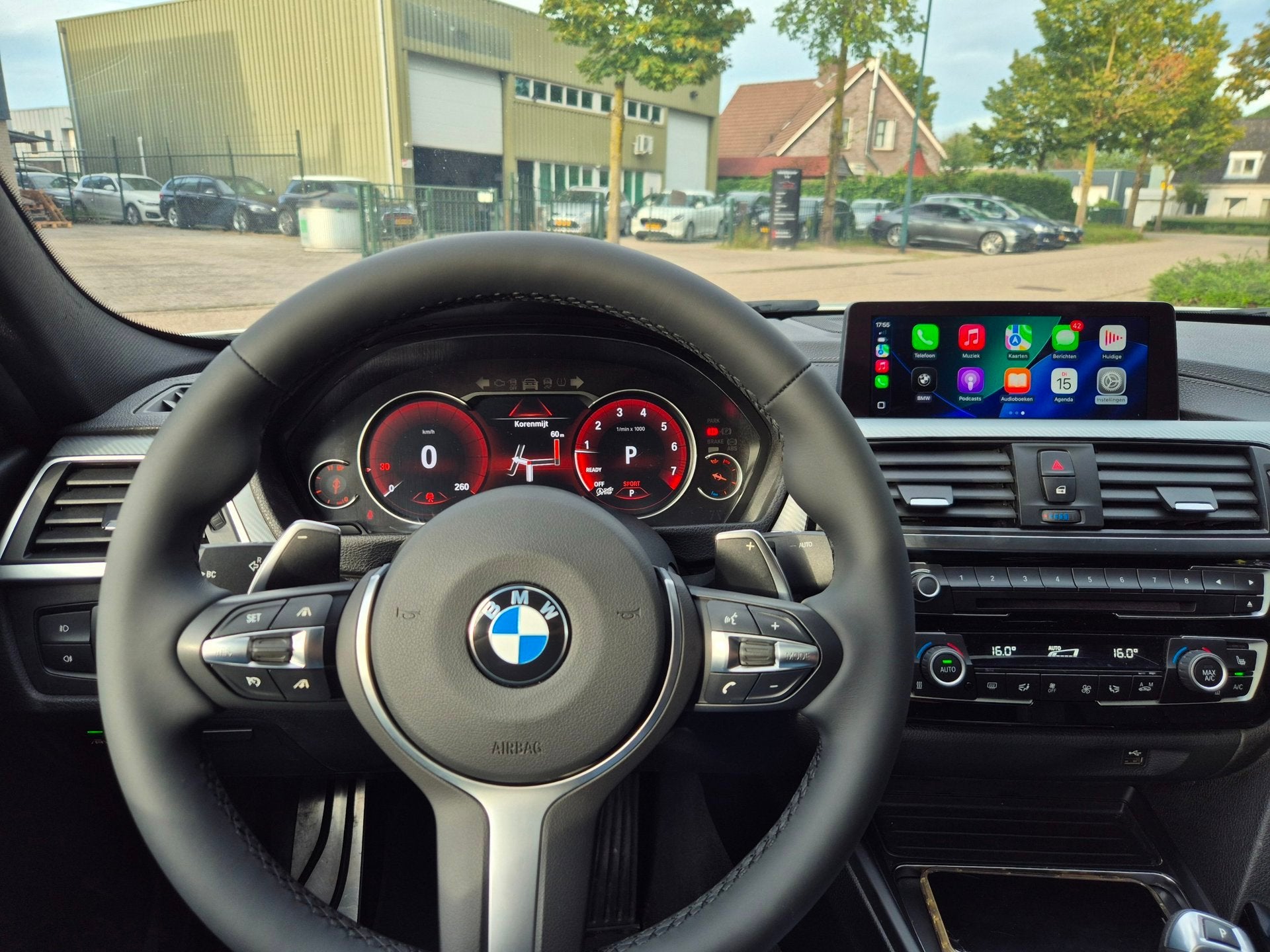 BMW 3-serie 320i F30 M Sport Ed Shadow Executive H&K Apple C, Automaat, Achterwielaandrijving, 4 cilinders, Wit