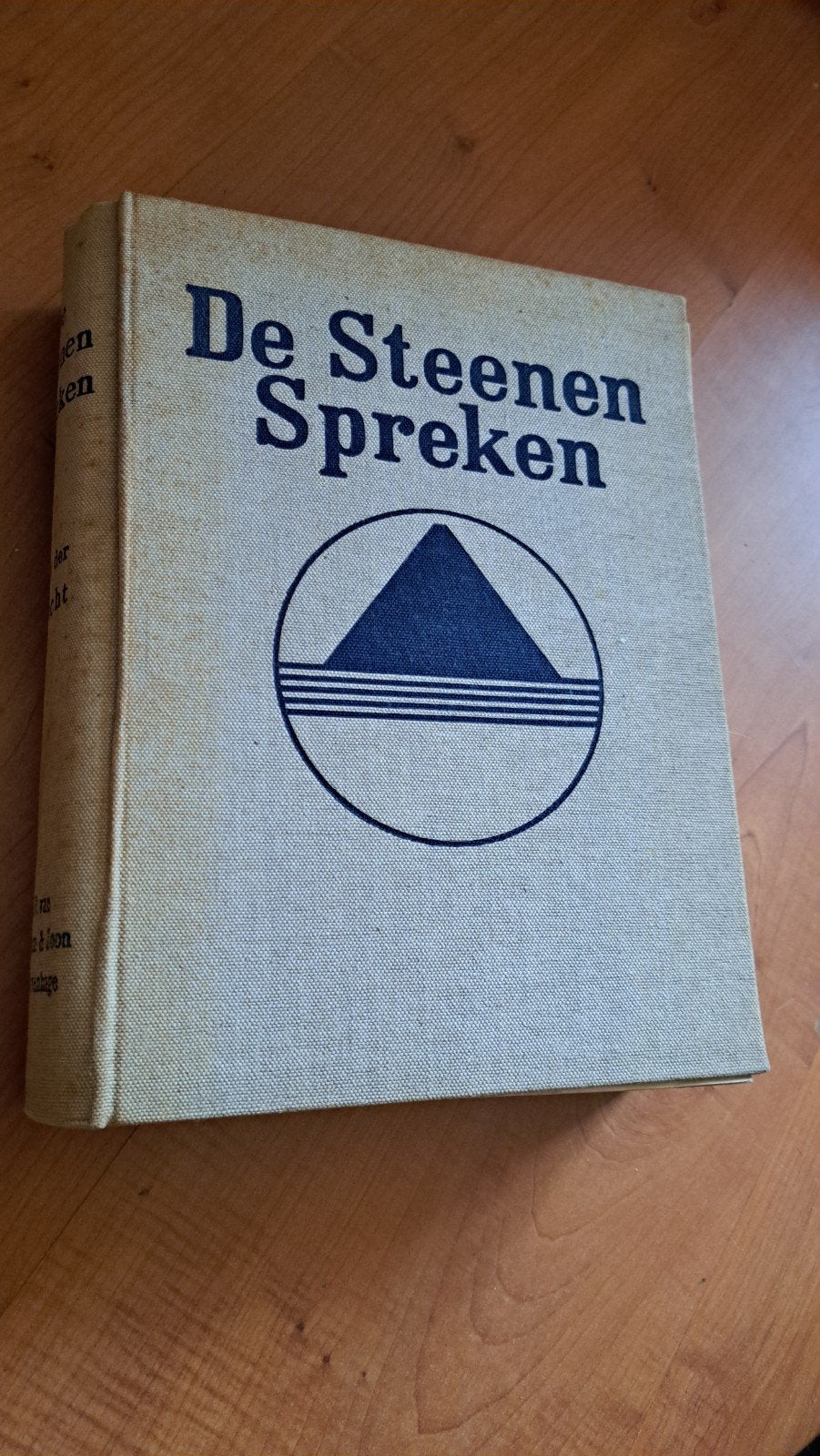 De Steenen Spreken - historisch boek met uitvouwbare kaarten, Boeken, Ophalen of Verzenden, 20e eeuw of later, Gelezen, D. Davidson, H. Aldersmith, C.F.Ph. van der Vecht