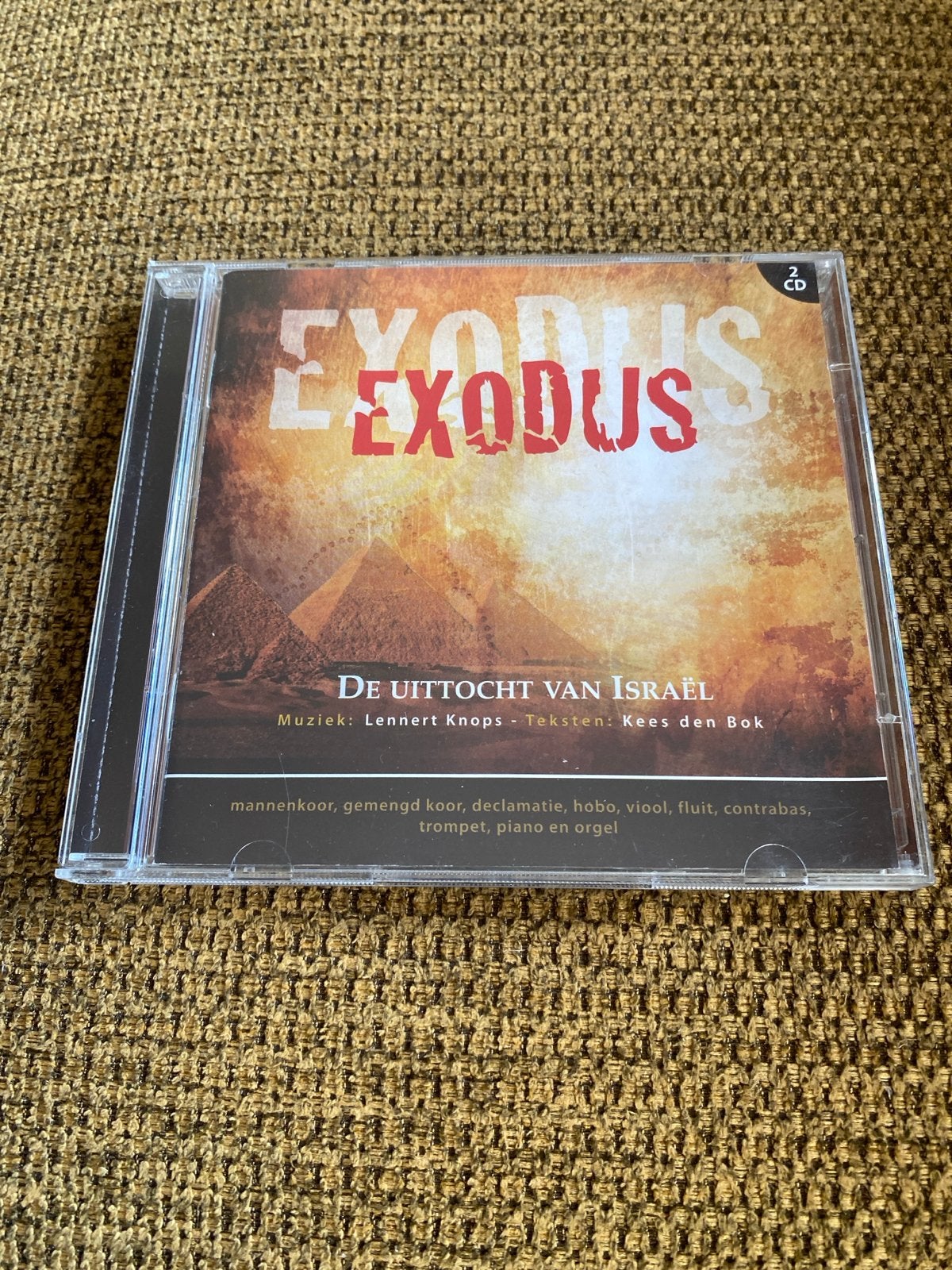 Exodus: De Uittocht van Israël 2 cd-box - Lennert Knops, Geestelijke liederen, Ophalen of Verzenden, Zo goed als nieuw, Viool