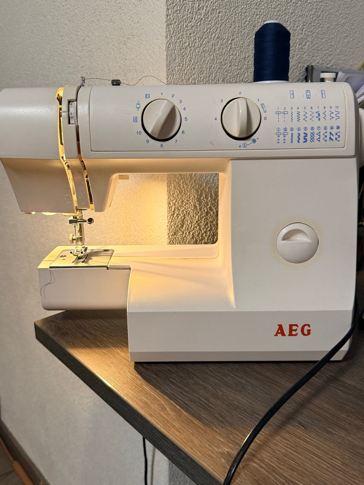 Werkende AEG naaimachine, Ophalen, Gebruikt, Naaimachine, Overige merken