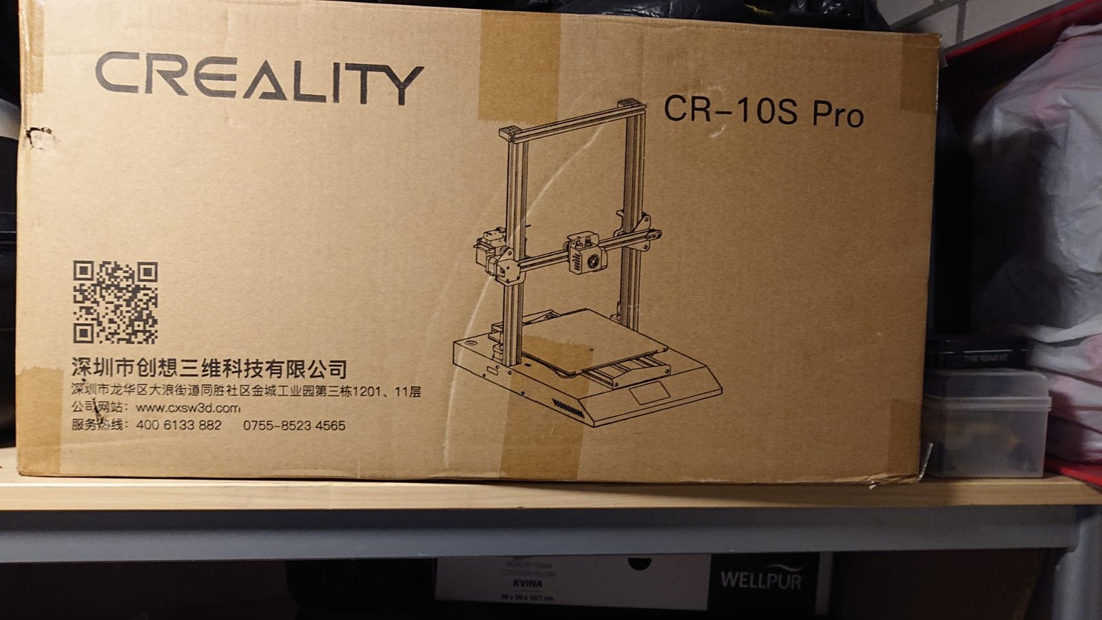 Creality CR 10S PRO 3D Printer, Computers en Software, 3D Printers, Ophalen of Verzenden, Zo goed als nieuw