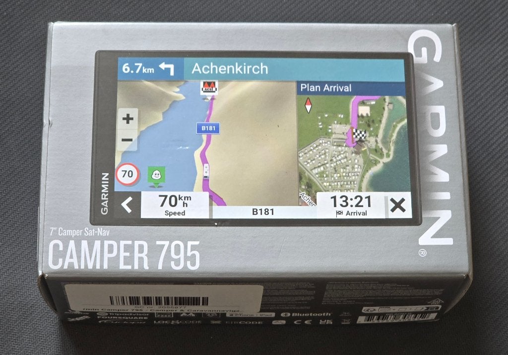 Garmin 795 camper, Auto diversen, Autonavigatie, Zo goed als nieuw, Ophalen