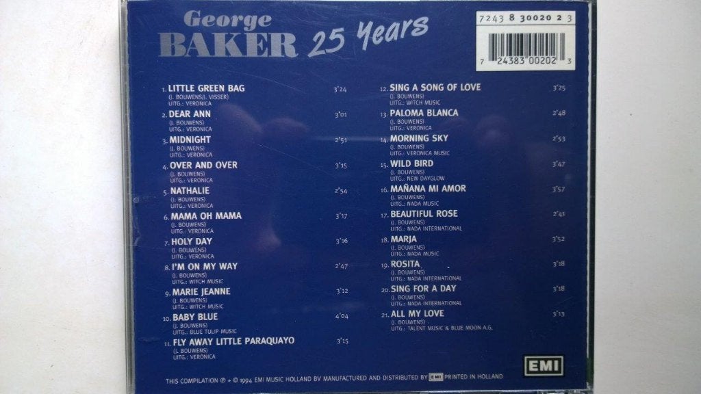 George Baker - 25 Years, Ophalen of Verzenden, Zo goed als nieuw, Pop, Album
