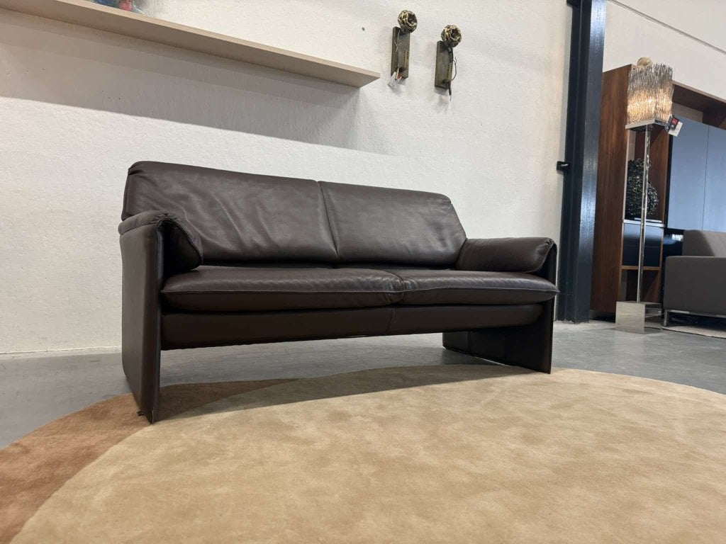 Leolux Bora Beta Bank 2,5 zits Senso Chocolat leer 176, Leolux, Info@leolux.nl, 150 tot 200 cm, Tweepersoons