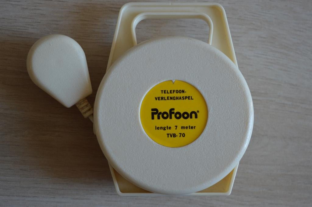 Profoon telefoon verlenghaspel 7 meter, Ophalen of Verzenden, Zo goed als nieuw
