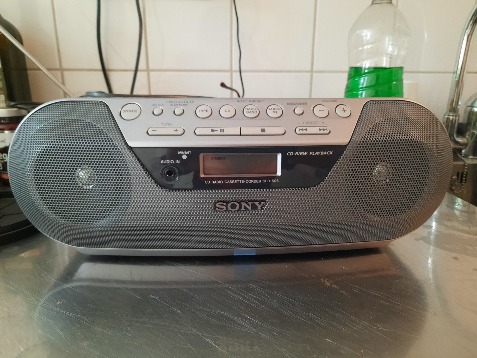 Sony CD Radio Cassette-Corder CFD-S05 met CD-speler, Audio, Tv en Foto, Radio's, Ophalen of Verzenden, Gebruikt, Radio, Met cd-speler
