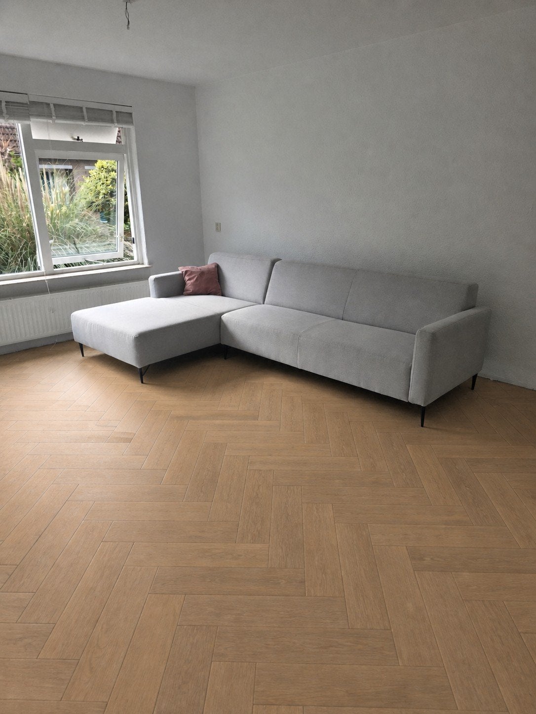 Prachtige Goossens hoekbank met chaise longue, Ophalen