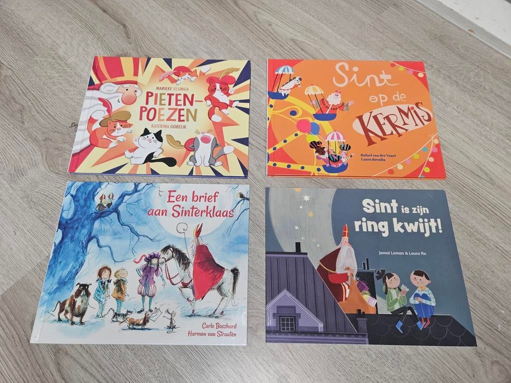Sinterklaas Prentenboeken Set - 4 Stuks, Ophalen of Verzenden, Zo goed als nieuw