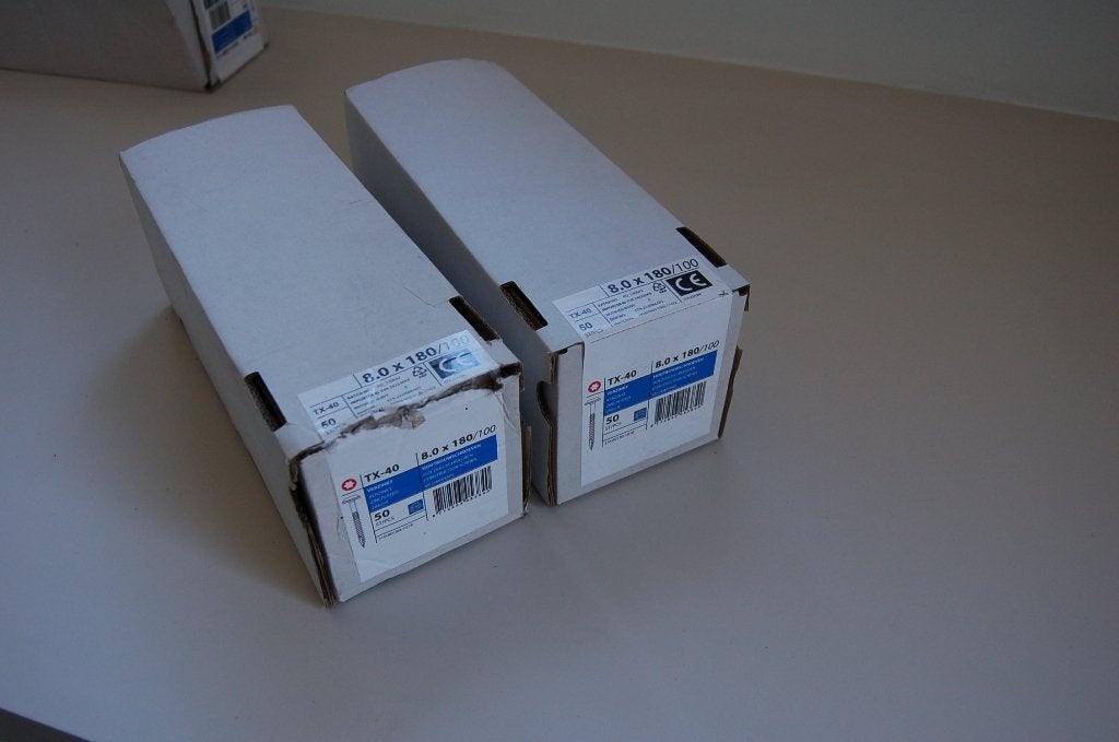 Tellerkopschroef 93 st. 8 x 180, 48 st. 8 x 220 Halve prijs!, Ophalen of Verzenden, Nieuw, 100 tot 250 mm, Schroeven