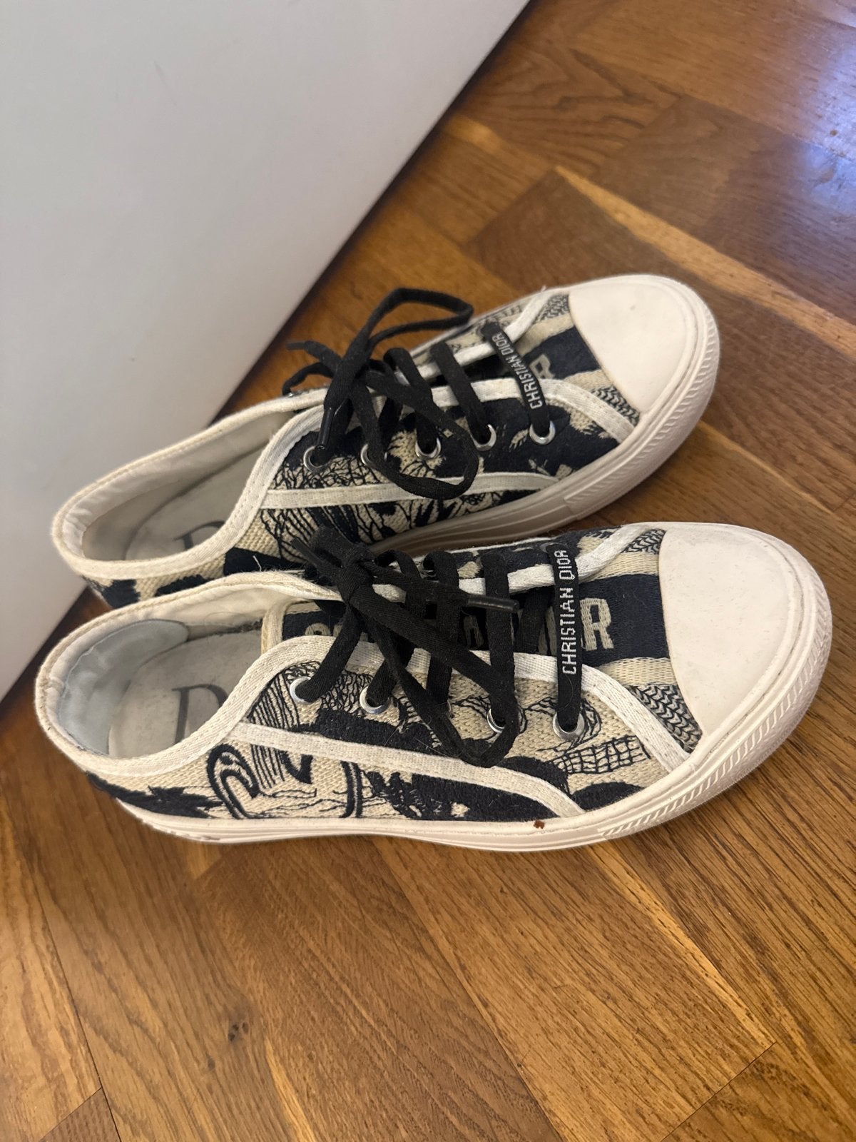 Sneakers - Zwart/Wit, Ophalen of Verzenden, Gedragen, Zwart, Sneakers of Gympen