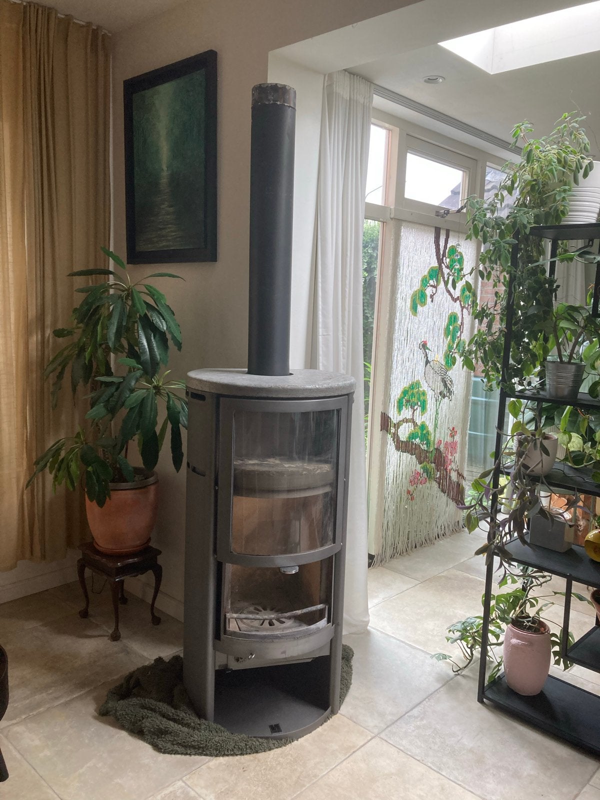 Houtkachel Scan 29 - 7 KW - Vrijstaand, Ophalen, Gebruikt, Houtkachel, Vrijstaand