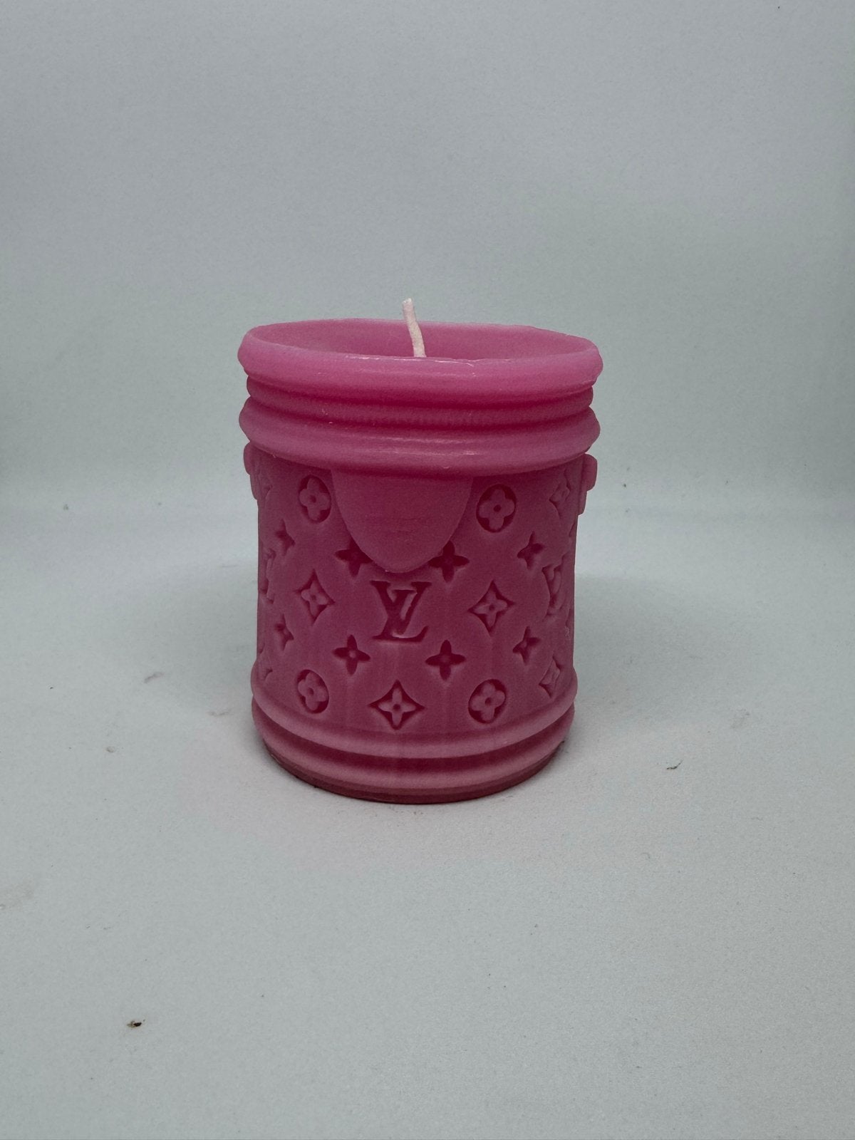 Zelfgemaakte design kaars - Roze, Overige materialen, Verzenden, Overige merken, Nieuw