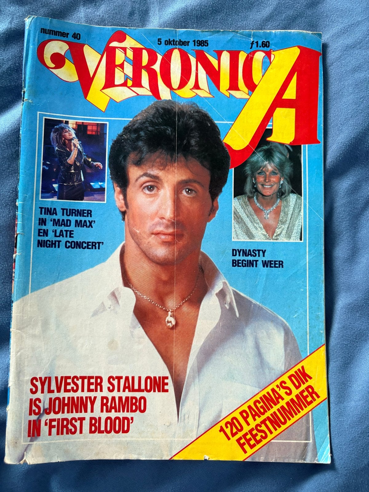 Veronica Magazine 5 oktober 1985 - Sylvester Stallone, Boeken, Ophalen of Verzenden, Gelezen, Overige typen