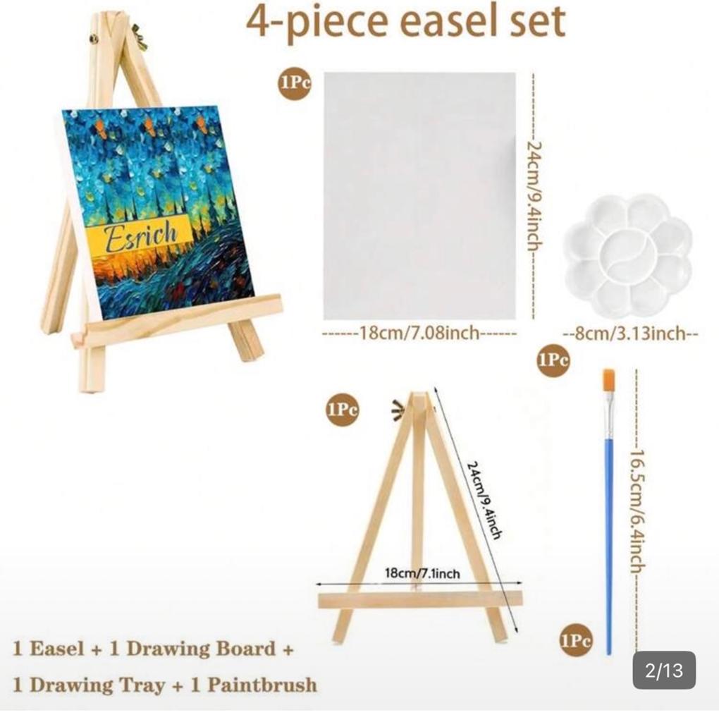 8x set Schildersezel met verftubes, Ophalen, Nieuw, Ezel