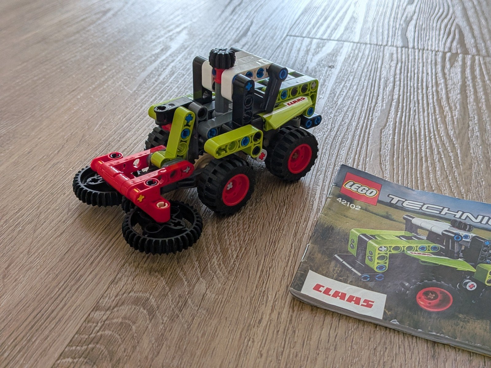 Lego Technic 42102 Claas Xerion Tractor, Gebruikt, Lego, Compleet, Ophalen of Verzenden