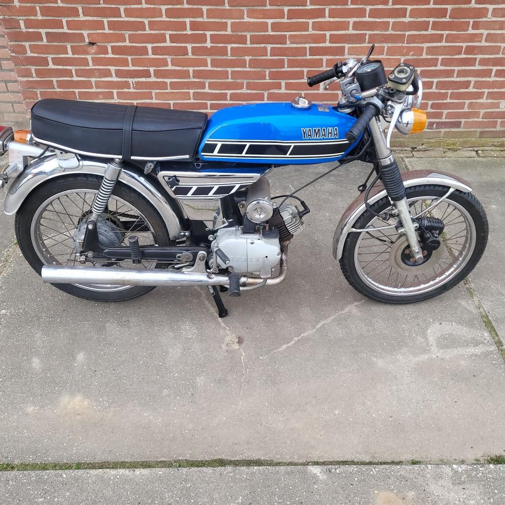 Yamaha fs1 met kenteken, Fietsen en Brommers, Brommers | Oldtimers, Ophalen, Yamaha