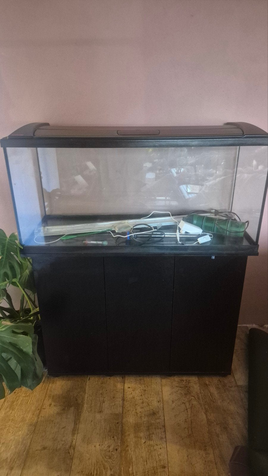 Aquarium 100 cm (180 liter), Ophalen, Zo goed als nieuw, Hok, 90 cm of meer