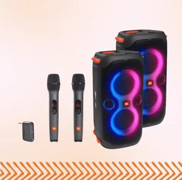 JBL partybox geluidsboxen karaoke set te huur, Ophalen, Zo goed als nieuw, Overige