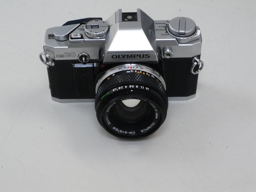 olympus om 30 met 1.8 50mm, Ophalen of Verzenden, Gebruikt, Spiegelreflex, Olympus