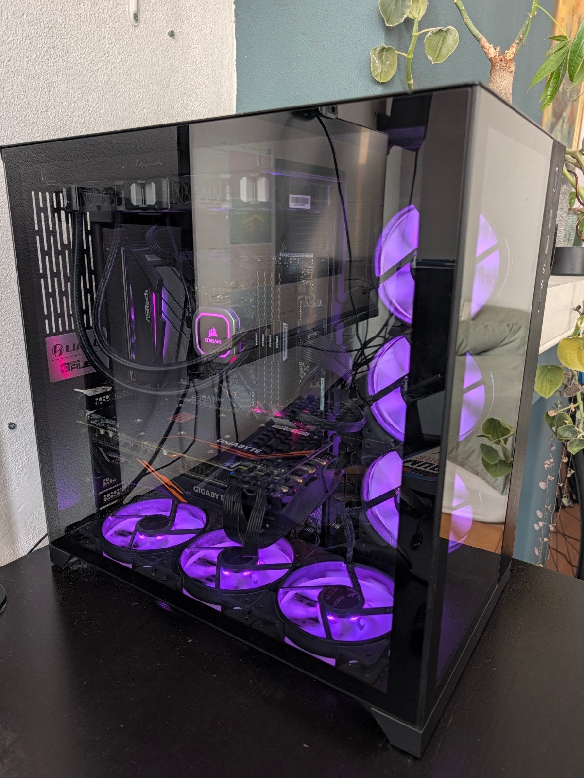 Watergekoelde RGB Gaming PC, i5-9600K, RX Vega 56, 32GB RAM,, Computers en Software, Intel Core i5-9600K, 1 TB SSD, 32 GB, Ophalen of Verzenden