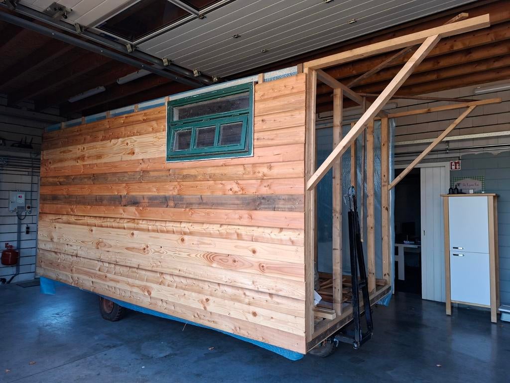 Tinyhouse om af te bouwen keet pipowagen, Tuin en Terras, Ophalen of Verzenden, Nieuw