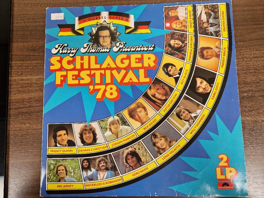 Harry Thomas Presenteert Schlager Festival '78, Cd's en Dvd's, 12 inch, Dubbel-LP, Schlager, Ophalen of Verzenden