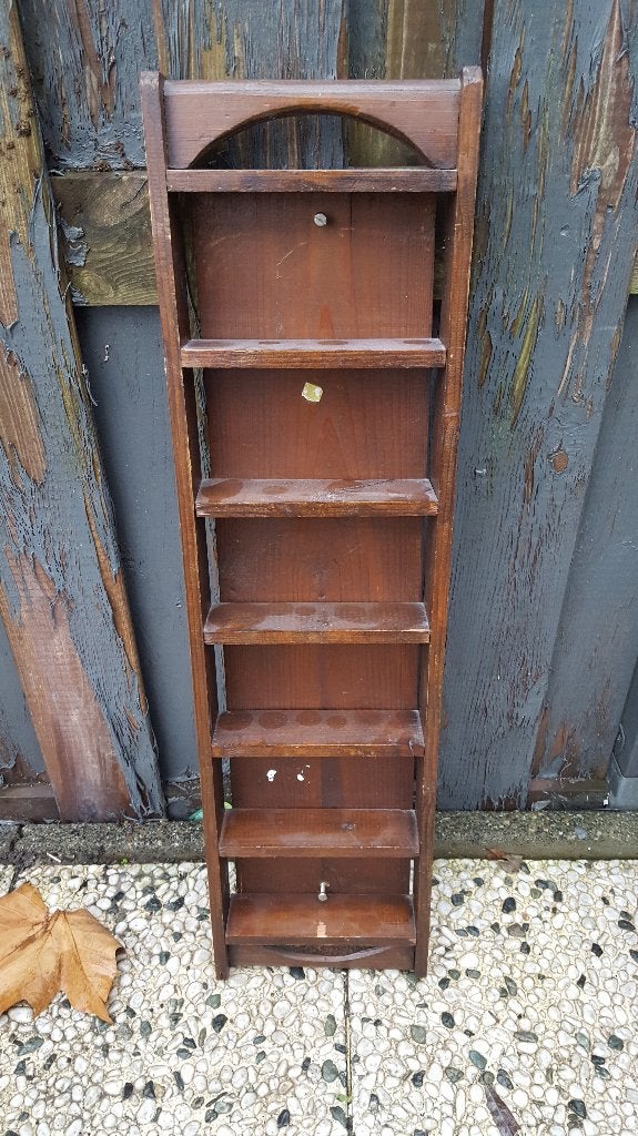 Antieke brocante steenmal, bruin, hout, 6 bakstenen. S5, Tweedehands verkoop, Tweedehands verkoop, Gebruikt, Ophalen of Verzenden