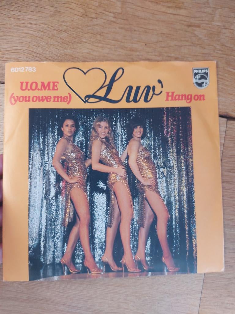Vinyl single luv hang on you owe me, Ophalen of Verzenden, Gebruikt, Overige formaten