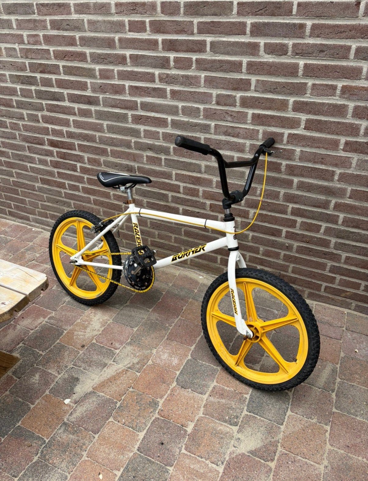 Raleigh Burner old school BMX uit de jaren ’80., Fietsen en Brommers, Ophalen, Gebruikt, Staal