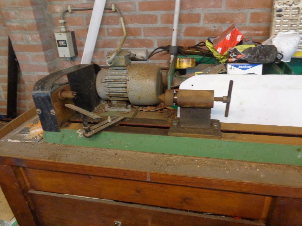 houtdraaibank (220v), Ophalen, Gebruikt, Houtdraaibank, 1000 mm of meer