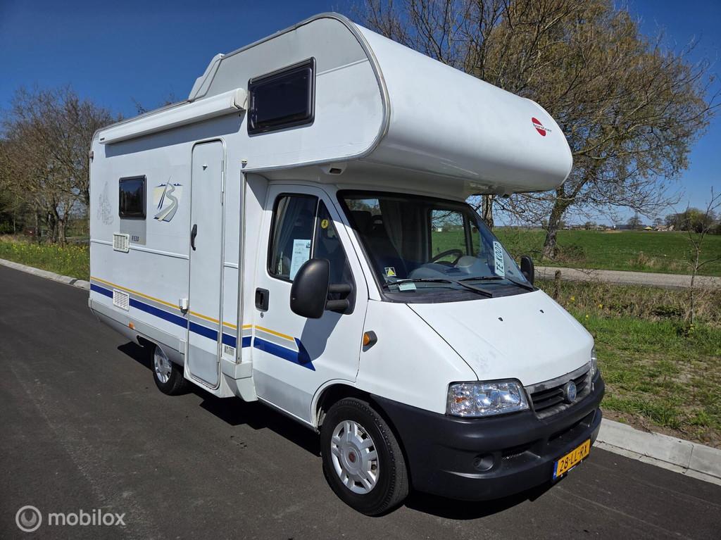 Bürstner A530 Alkoof 2003 2.8JTD 128PK 6zitplaatsen-Compact, Caravans en Kamperen, Campers, Alkoof, Bedrijf, Luifel, Bürstner