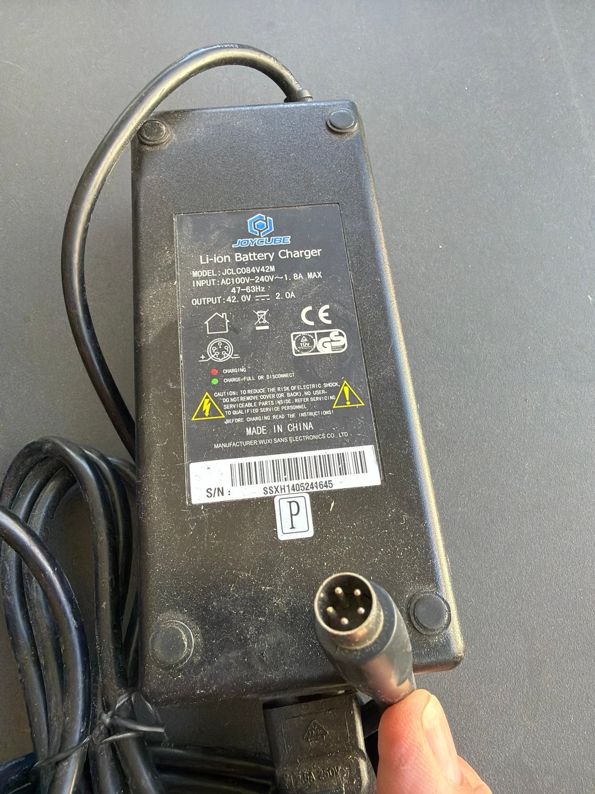 Stella fiets oplader 42.0V 2.0A (Joylube JCL084V42M), Ophalen of Verzenden, Gebruikt