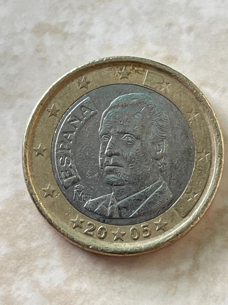 Spanje 1 Euro munt van 2005 en 2002 en 2024, Postzegels en Munten, Munten | Europa | Euromunten, Ophalen of Verzenden, Spanje