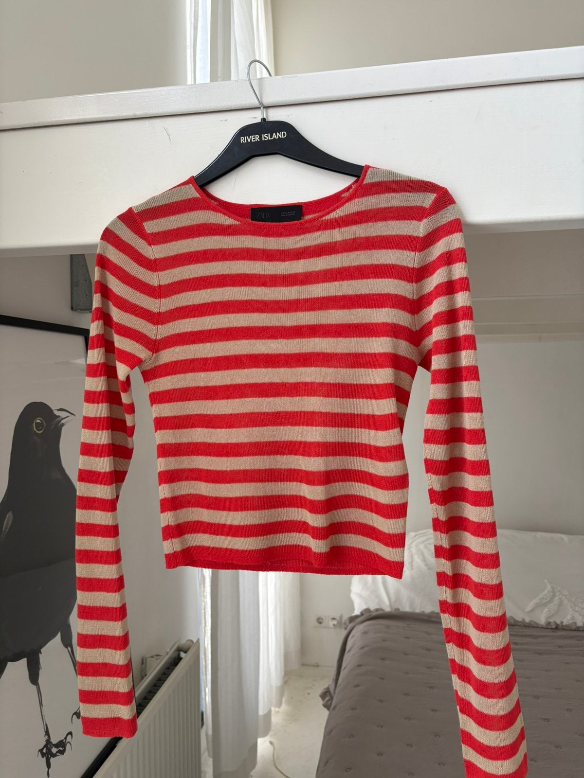 Zara top maat S/M, Maat 38/40 (M), Oranje, Ophalen of Verzenden, Zo goed als nieuw