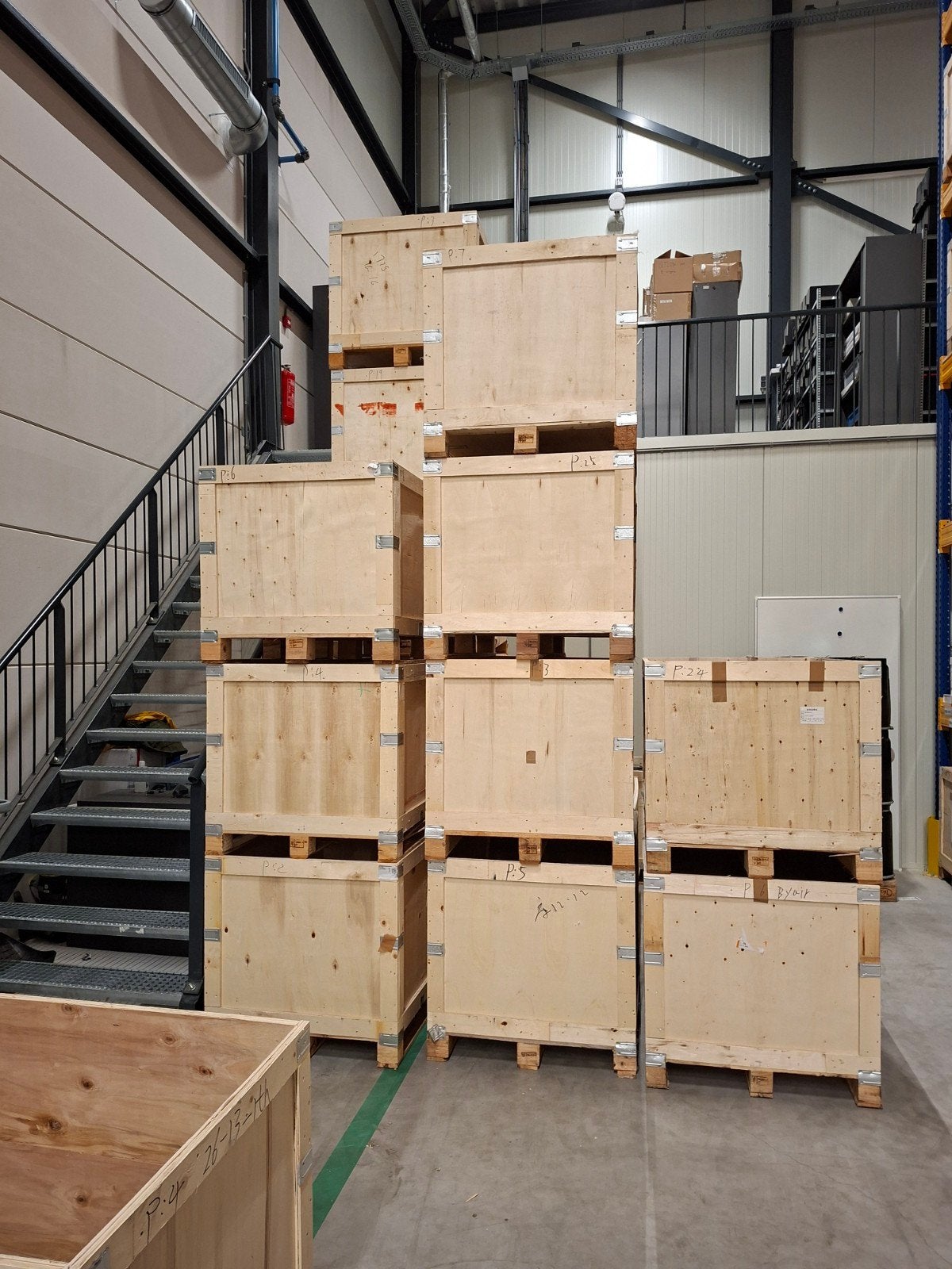 Houten palletkist, Doe-het-zelf en Verbouw, Kratten en Dozen, Ophalen, Doos, 100 cm of meer, 60 cm of meer