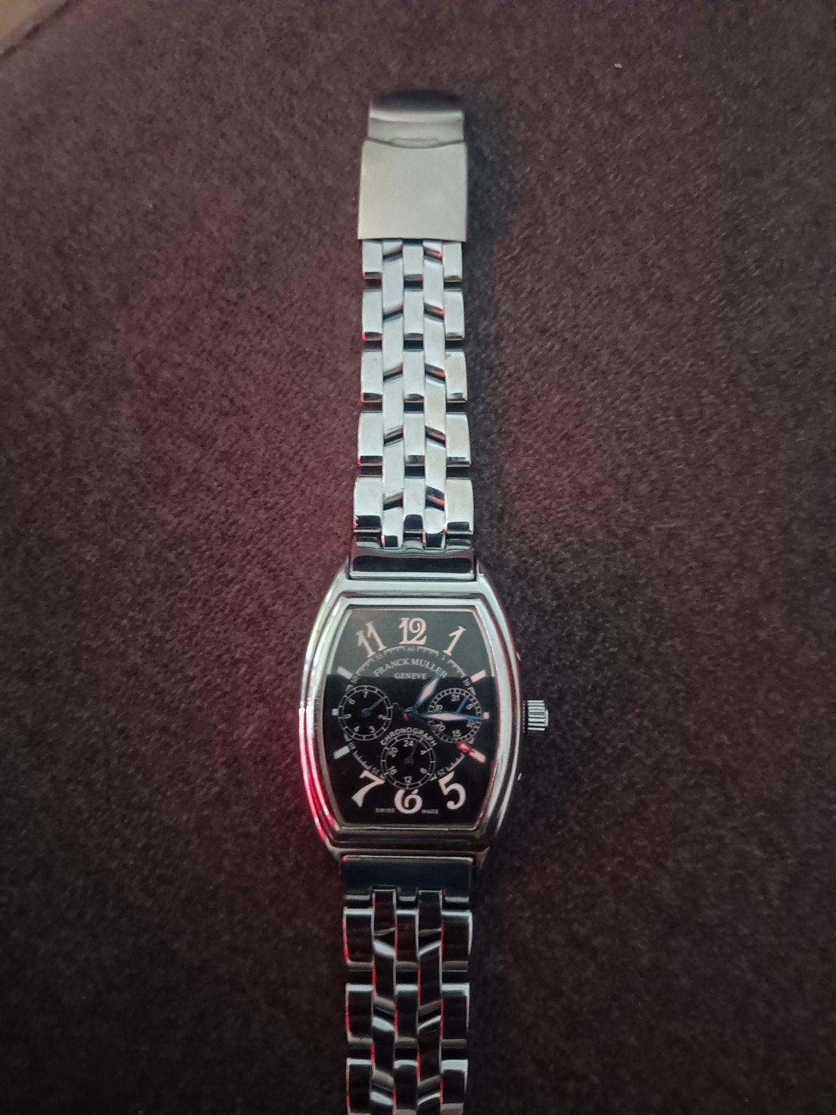 Franck Muller ( vintage horloge )., Ophalen, Staal, Overige merken, 1960 of later