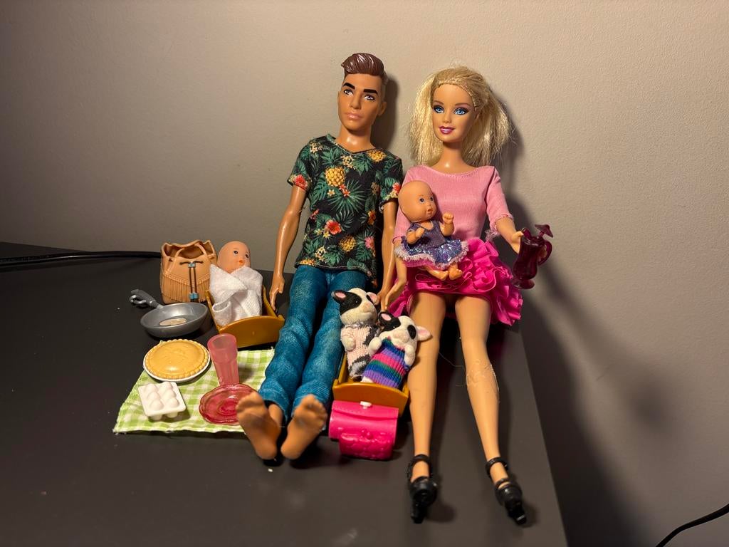 Barbie en ken, Verzamelen, Poppen, Verzenden, Gebruikt, Pop